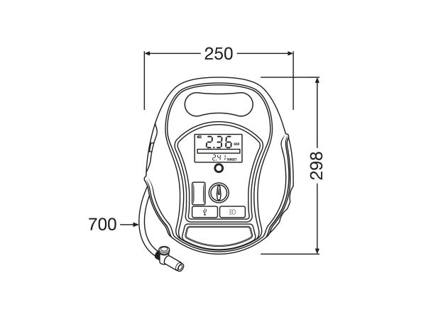 OSRAM TYREinflate 6000 Akku Reifenpumpe Luftkompressor Reifenfüller - OTI6000