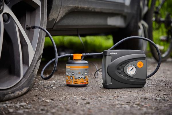 OSRAM TYREseal ESSENTIAL KIT Reifenpannenset Reifendichtmittel 450 ml - OTSK6ESN