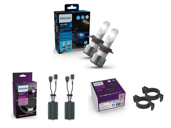 Philips H7 LED Pro6000 +450% Boost  Abblendlicht Set für Peugeot 3008 Facelift 2013-2016