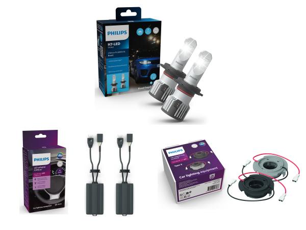 Philips H7 LED Pro6000 +450% Boost  Abblendlicht Set für VW Golf 5 Typ 1K, 1KM 2003-2008