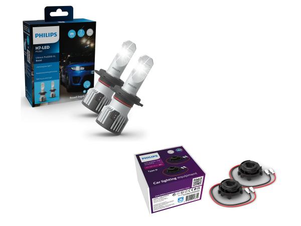 Philips H7 LED Pro6000 +450% Boost  Abblendlicht Set für VW Golf 6 Vl Cabrio 2008-​2013 (D)
