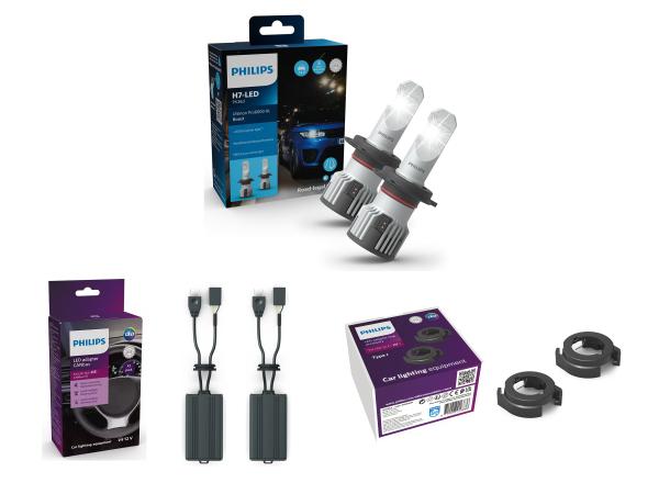 Philips H7 LED Pro6000 +450% Boost  Abblendlicht Set für VW Passat B6 2005-2010