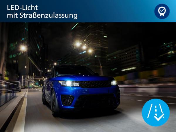 Philips H7 LED Pro6000 Boost Abblendlicht Set für VW Tiguan ll Typ 5N 2016-2020