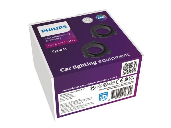Preview: Philips Montagehalterung Adapter Ring Typ H für Ultinon Pro6000 H7 LED - 11172X2