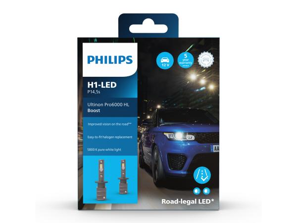 Preview: Philips Ultinon Pro6000 Boost H1 LED Abblendlicht für Mazda 6 2002-2007
