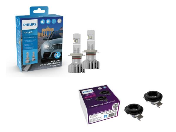 Philips Ultinon Pro6000 H7 LED Set für Mercedes A-Klasse W177 V177 Straßenzulassung