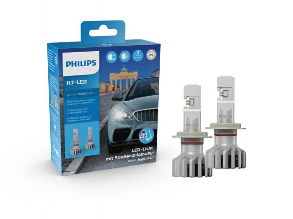 Philips Ultinon Pro6000 H7 LED für Bürstner Argos / Brevio / Ixeo ab 2014 mit Zulassung