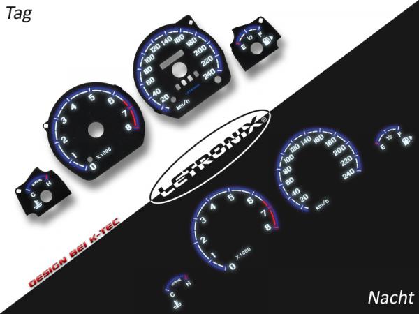Plasma Tacho Tachoscheiben Ford Mondeo 20-240Km/h 8000U/Min