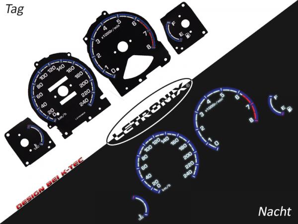 Plasma Tacho Tachoscheiben Honda Accord 0-240Km/h 8000U/Min