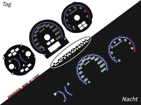 Plasma Tacho Tachoscheiben Honda Accord 0-240Km/h 8000U/Min
