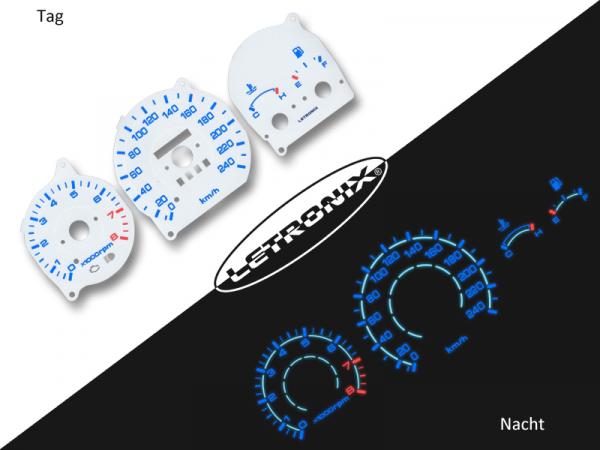 Plasma Tacho Tachoscheiben Mazda 626 (93MX6) 0-240Km/h 8000U/Min
