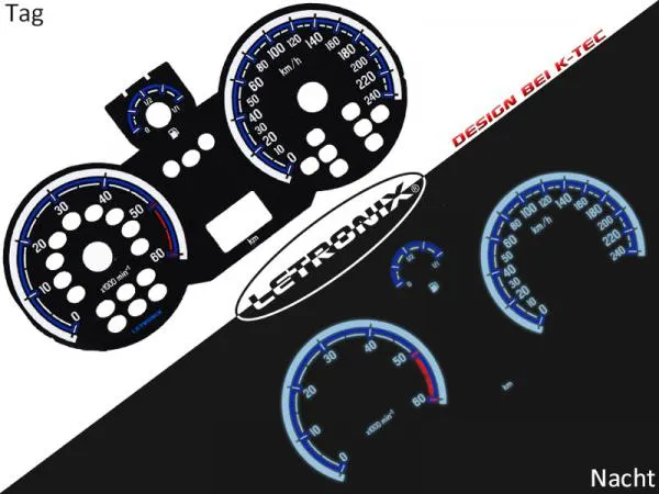 Plasma Tacho Tachoscheiben Opel Astra H Zafira B 0-240Km/h 6000U/Min