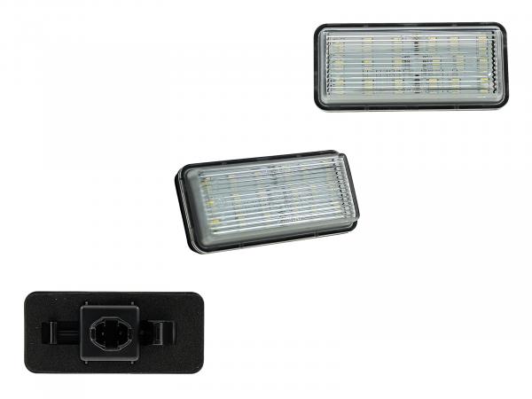 Preview: SMD LED Kennzeichenbeleuchtung für Lexus LX470 1998-2007 E-Prüfzeichen