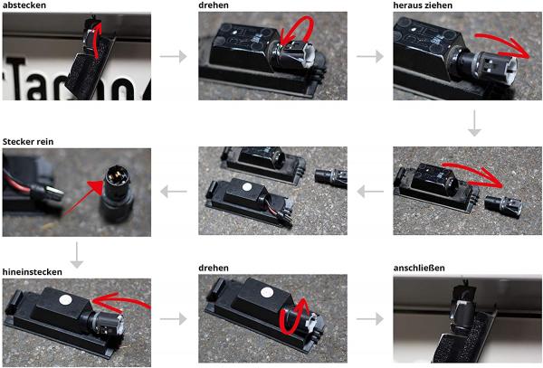 SMD LED Kennzeichenbeleuchtung Module Hyundai Elantra GT ab 2017