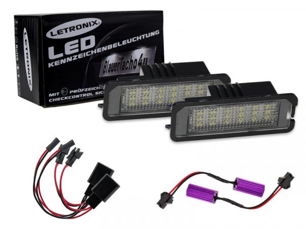 2x LED PREMIUM Kennzeichenbeleuchtung für Seat Alhambra II / Seat Ibiza ST  Kombi