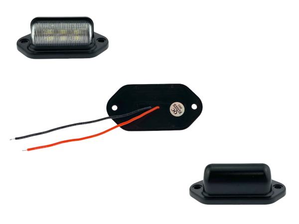Preview: SMD LED Kennzeichenbeleuchtung Module Universal 12V-24V 6000K B66xH22xT33mm