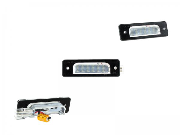 Preview: SMD LED Kennzeichenbeleuchtung Module für BMW 5er E34 Limousine 1988-1996