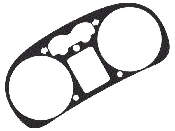 Tachoblende Carbon Tacho VW Golf 4 Bora