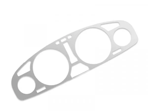 Tachoblende in Silber Tacho für Honda Civic MB2