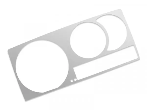 Tachoblende in Silber Tacho für VW Polo 3 86c
