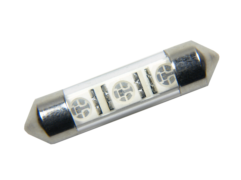 37mm 3 SMD 3Chip PLCC6 LED Soffitte mit Plexiglas