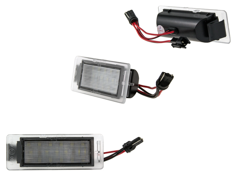 LED Kennzeichenbeleuchtung Module Opel Insignia, ab Bj. 08, mit  E-Prüfzeichen, LED Kennzeichenbeleuchtung für Opel, LED  Kennzeichenbeleuchtung