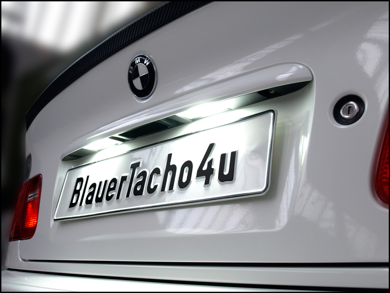18-LED Kennzeichenbeleuchtung 12V für VW Caddy Golf Passat Touran