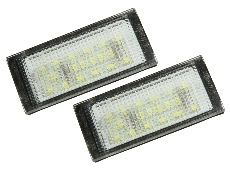 Ayikeiy 2 Stück LED Kennzeichenbeleuchtung nummernschildbeleuchtung  kompatibel mit BMW E46 3er Serie 4D Limousine 5D Touring 98-05 OEM#  51138236269