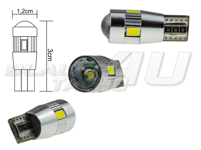 Can-Bus CheckControl sicher, 4x 5630 SMD LEDs + 3W LED, Xenon Weiß