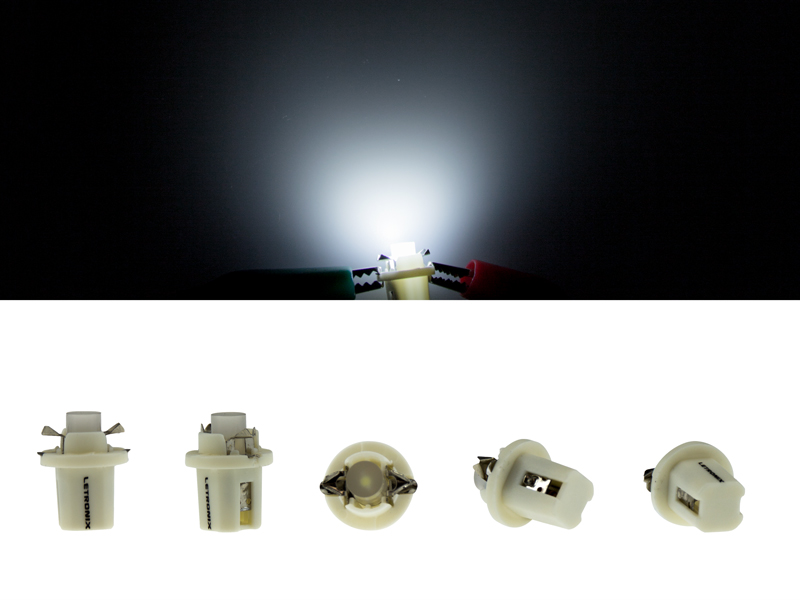 Led Tachobeleuchtung B8.5D Leuchtmittel 2 Stück weiß Markenware !!