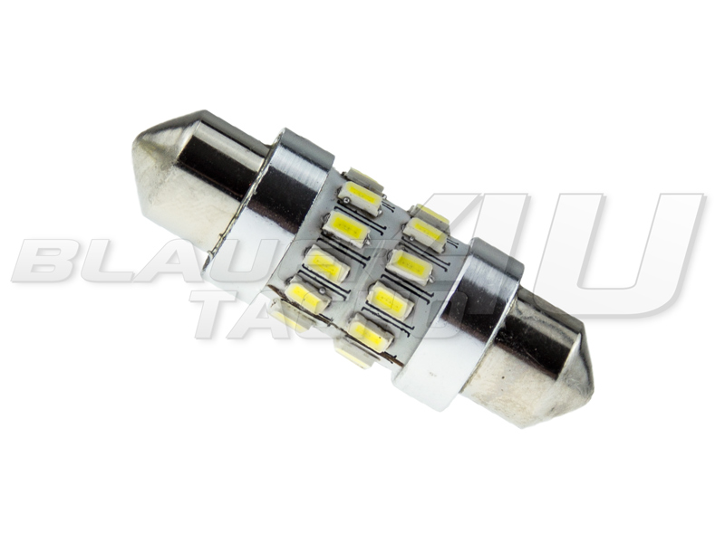 10x Weiß Auto 3014 SMD 33 LED 41MM Soffitte Sofitte