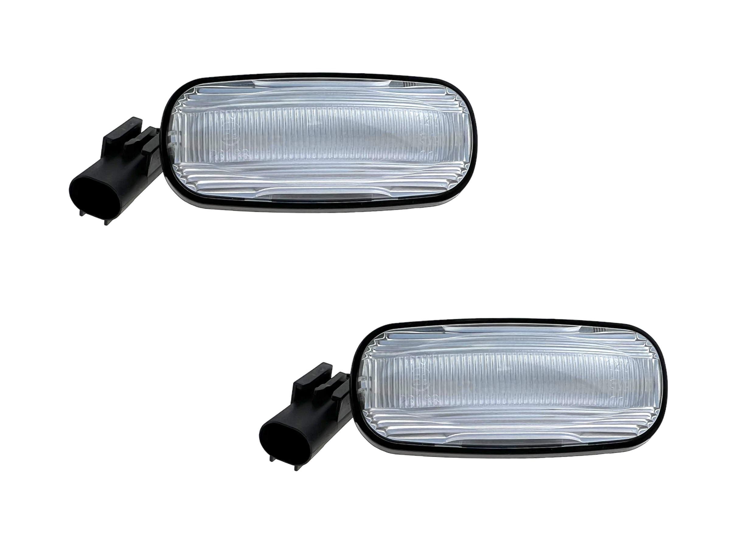 LED Seitenblinker Blinker Klar Silber Land Rover Defender 1983-2016