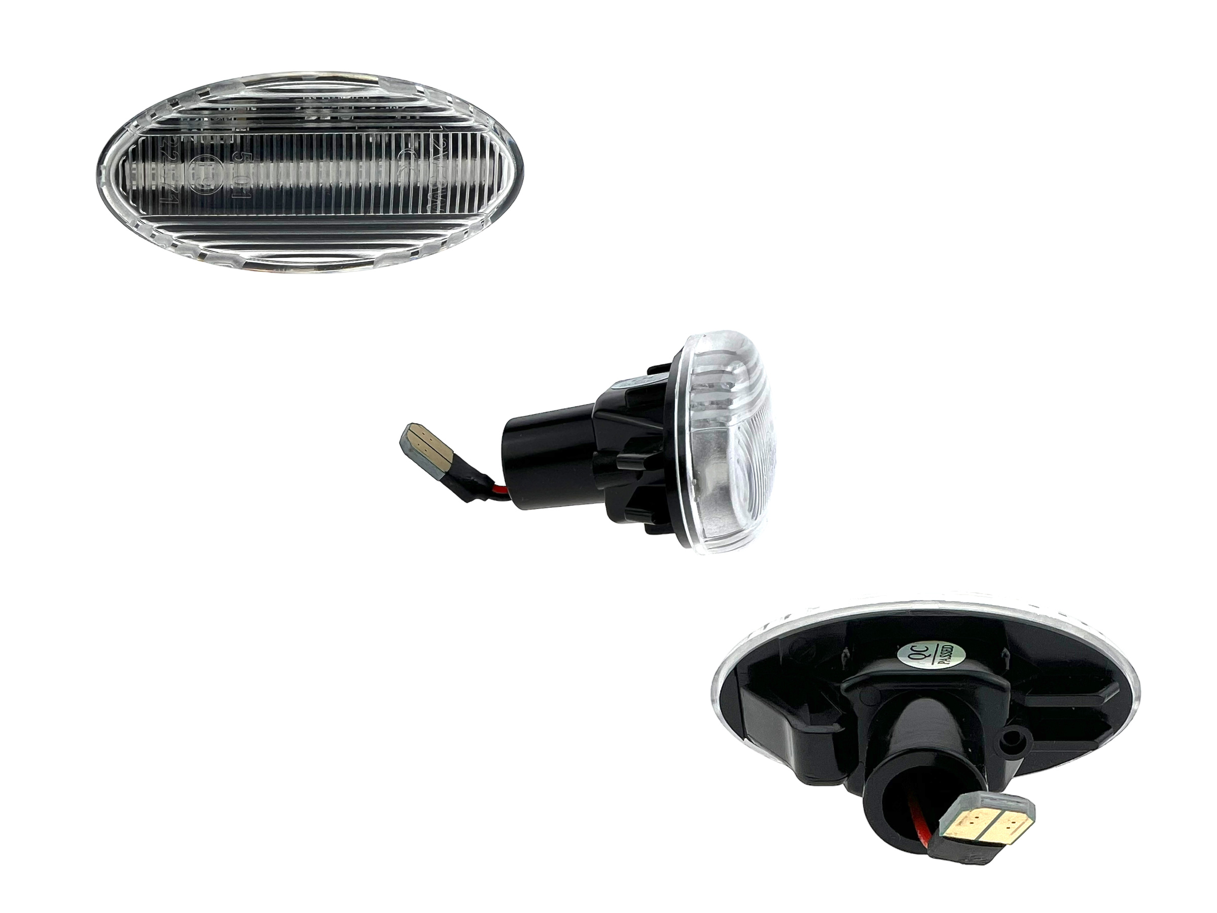 LED Seitenblinker Smoke Schwarz Design für Mazda 3 Typ BK 2003-2009  E-Prüfzeichen