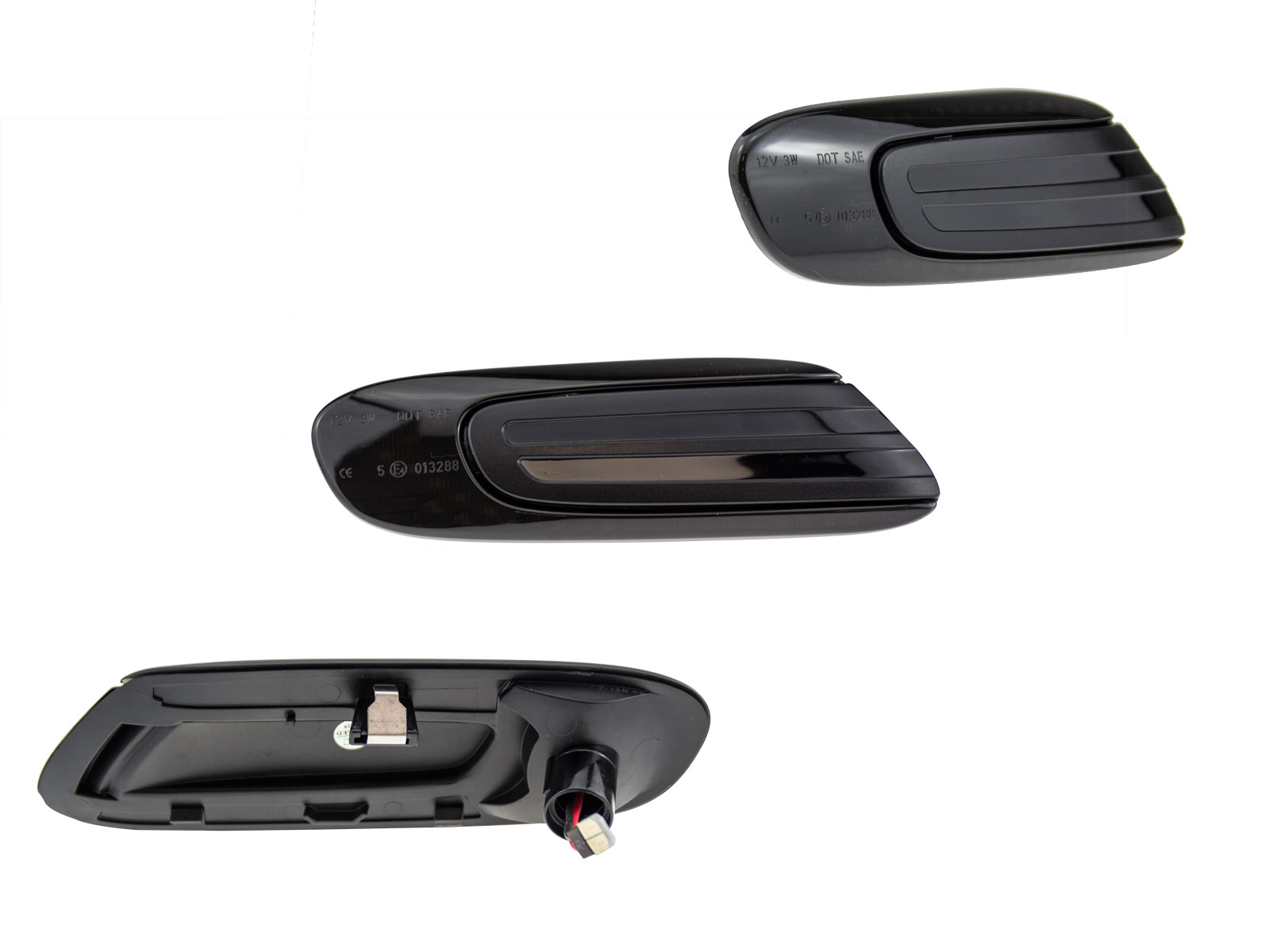 LED Seitenblinker Smoke Schwarz Design für Mini Cooper F55 5-Türer 2014-2018