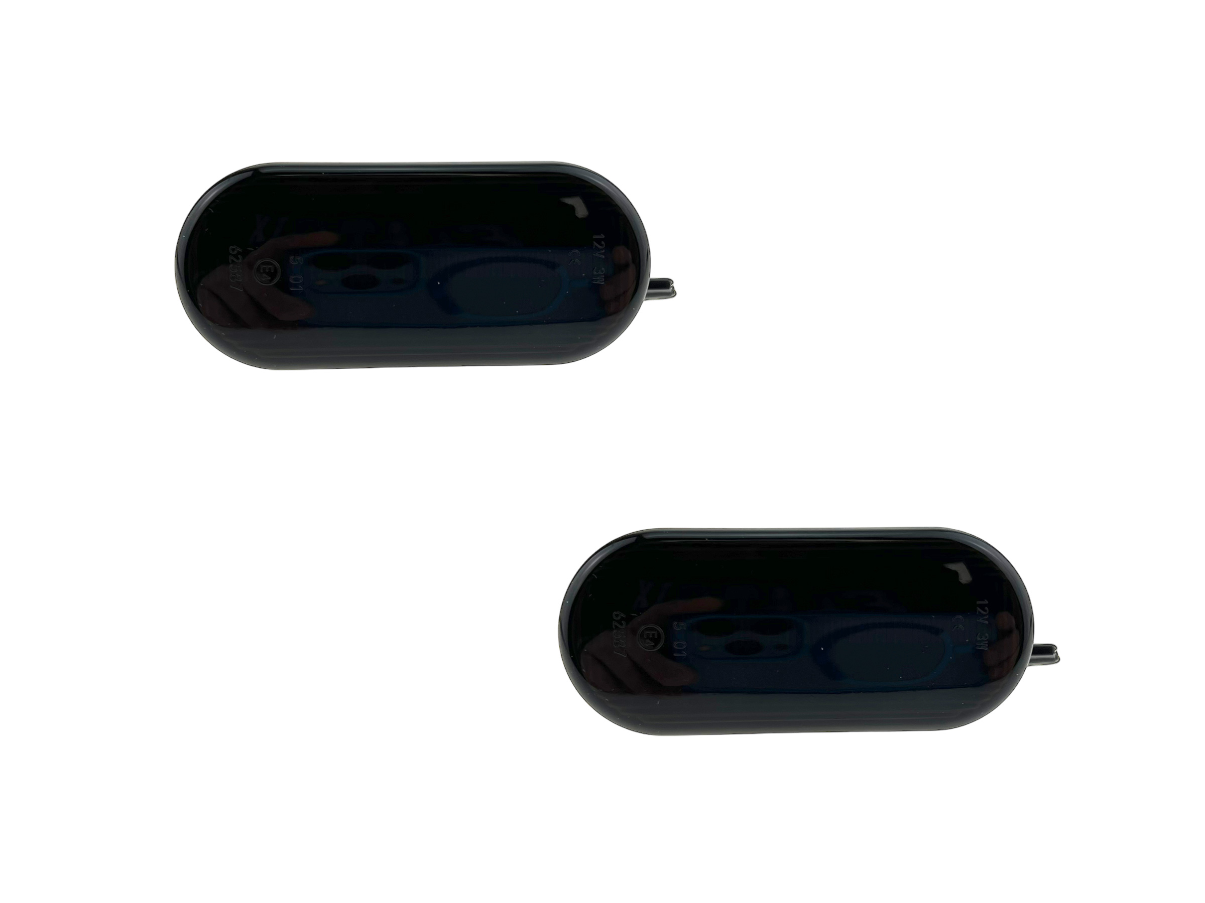 Dynamische LED Seitenblinker schwarz smoke Blinker für VW Polo 4 Typ 9N 