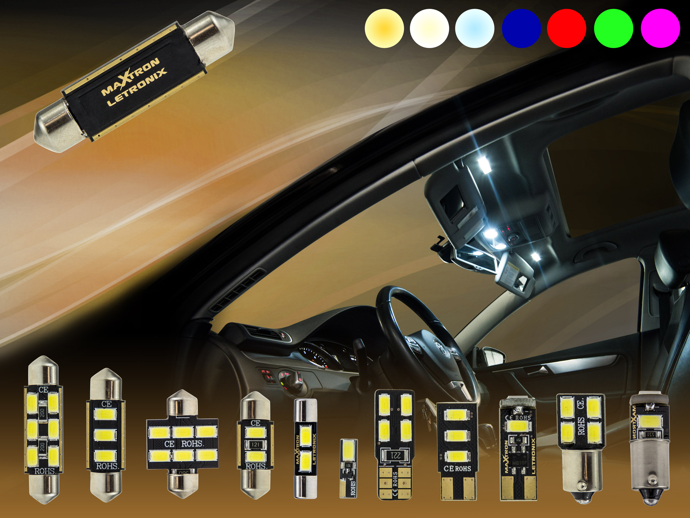 MaXtron® LED Innenraumbeleuchtung Ford Fiesta V