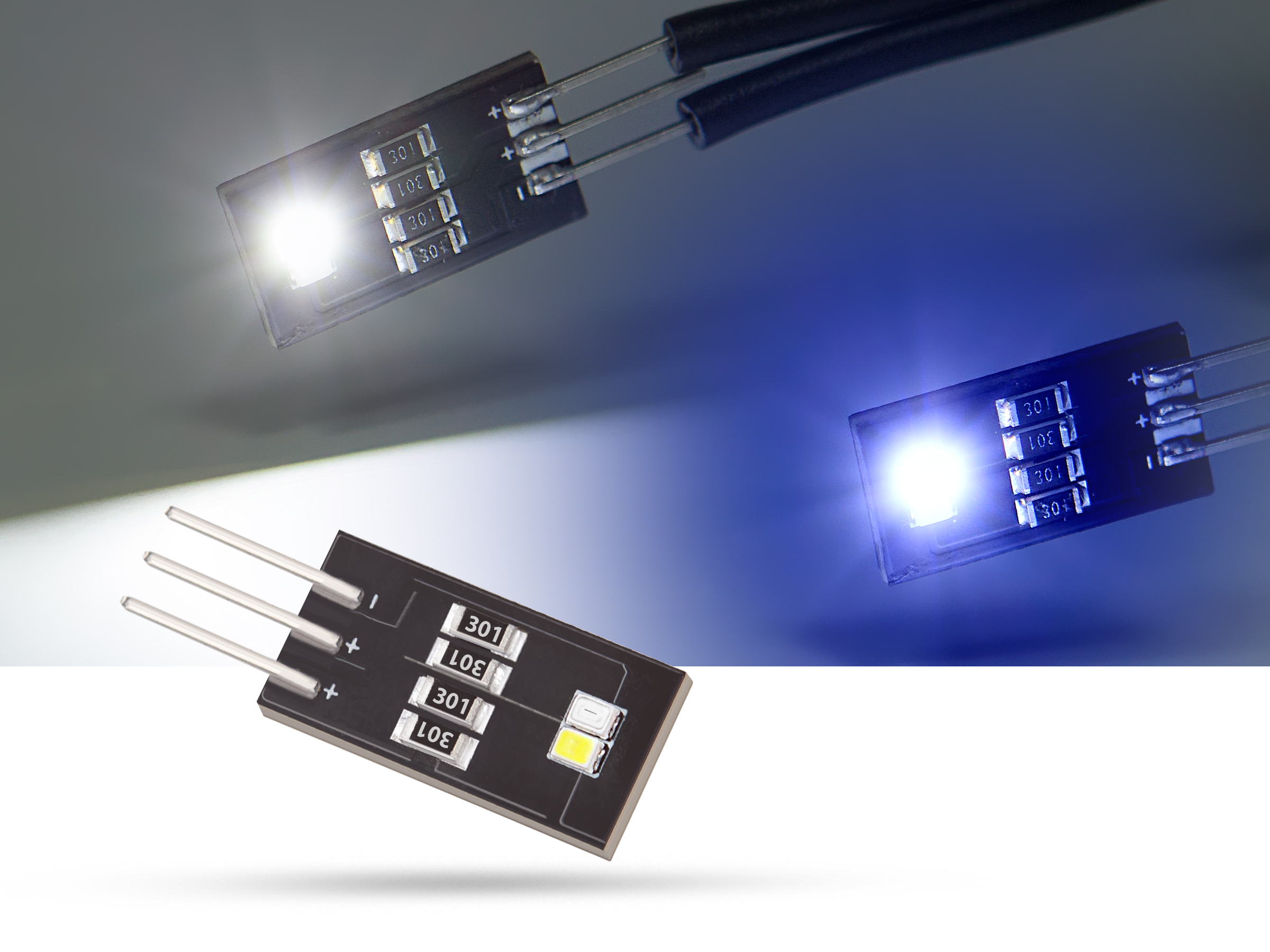 LETRONIX® 2x SMD 2016 LED Platine Modul für Ambientebeleuchtung passend für  BMW