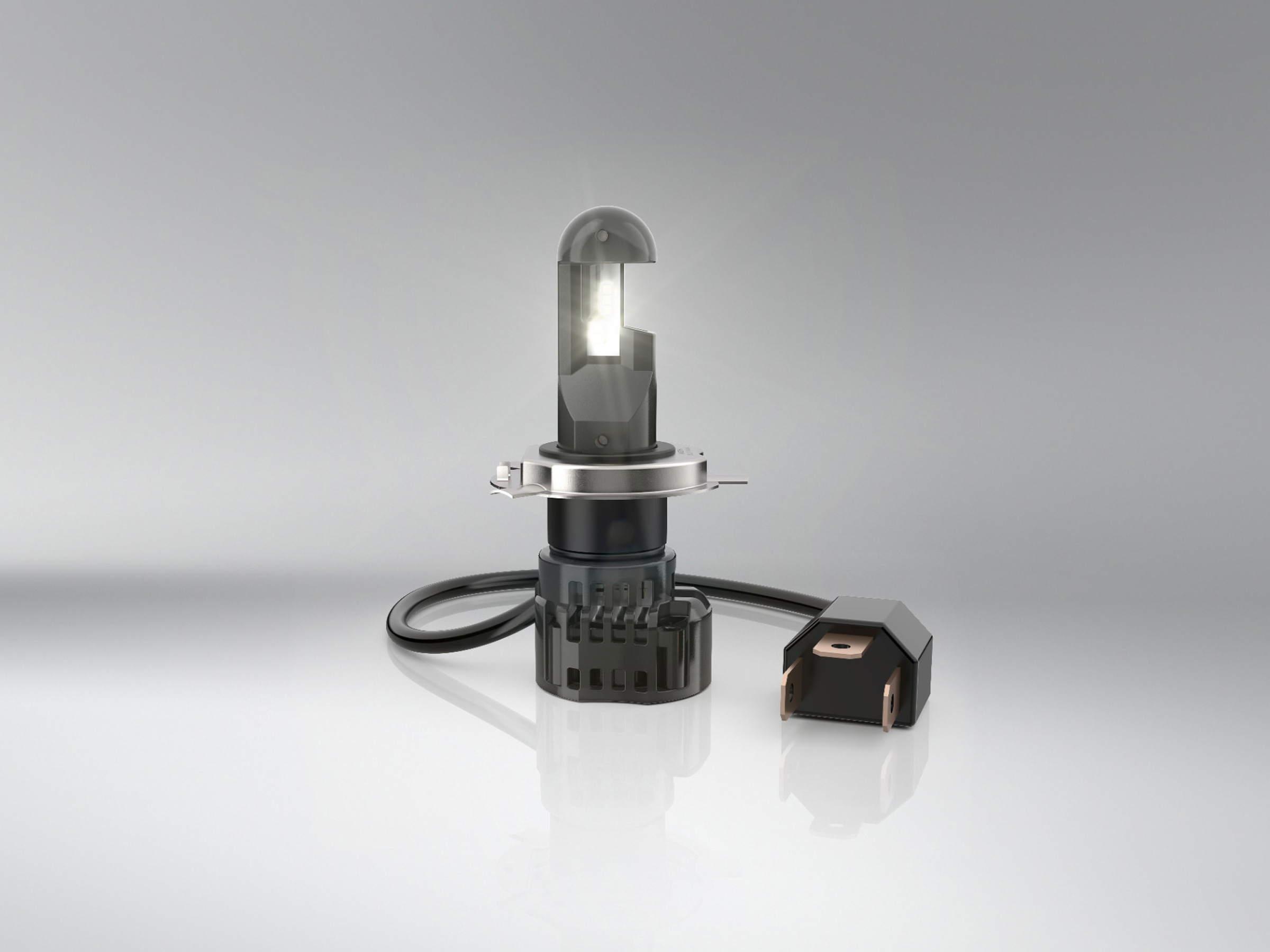 OSRAM LED H4 Night Breaker Abblendlicht / Fernlicht für KTM 690 Enduro R  (KTM 690 LC4) ab 2019 - 64193DWNB-1HFB