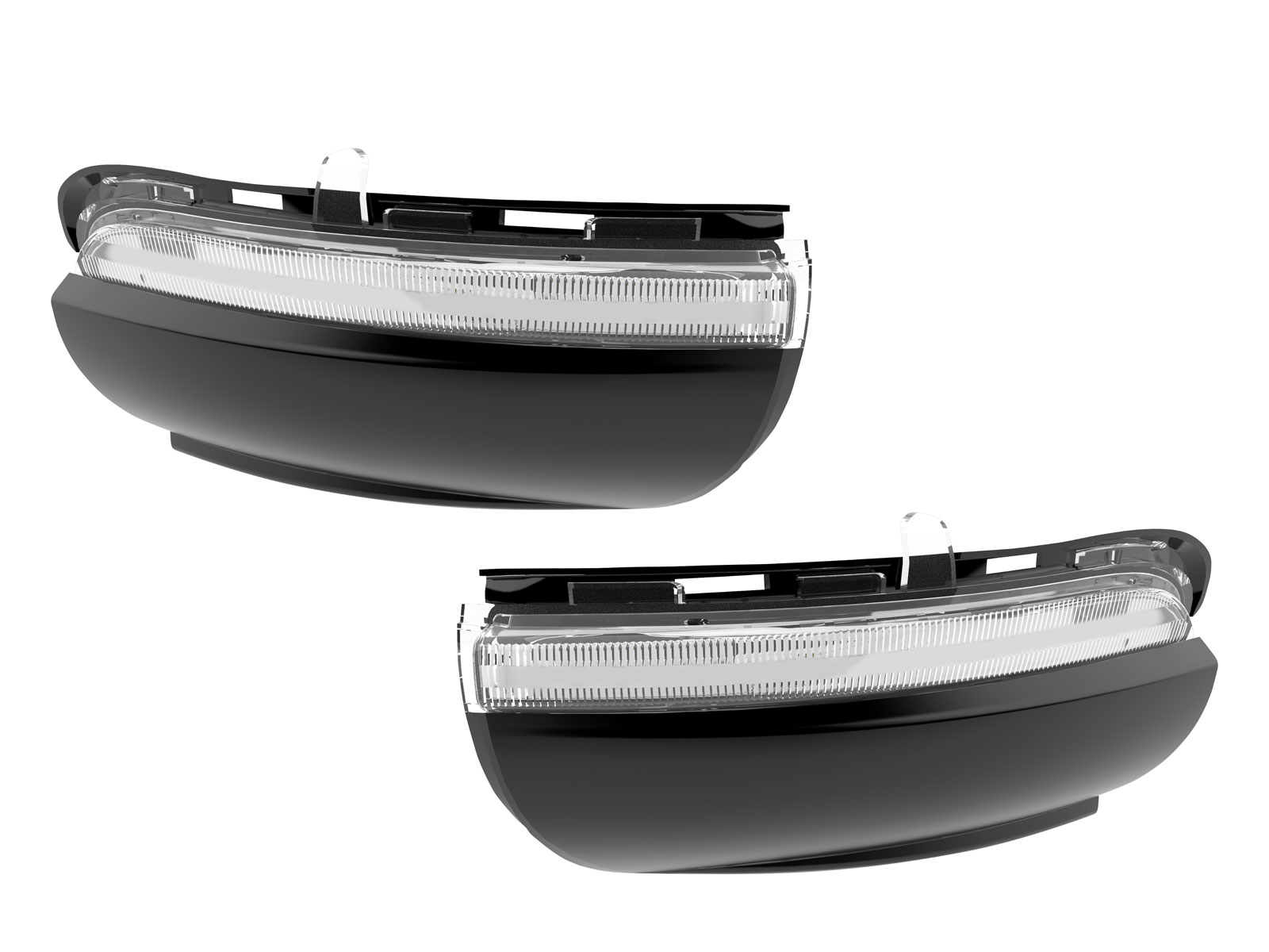 2x OSRAM Dynamische LED Spiegelblinker passt für VW Golf 7 Touran 5T Weiß
