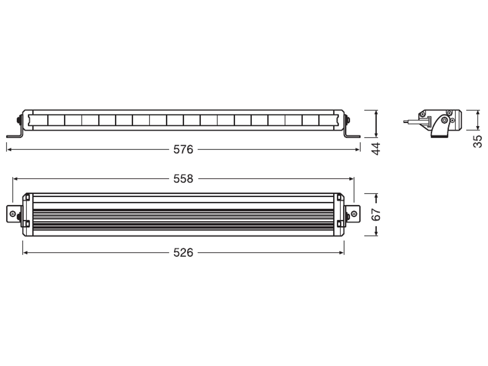 Osram LEDriving® LIGHTBAR VX500-SP 54W LED bar