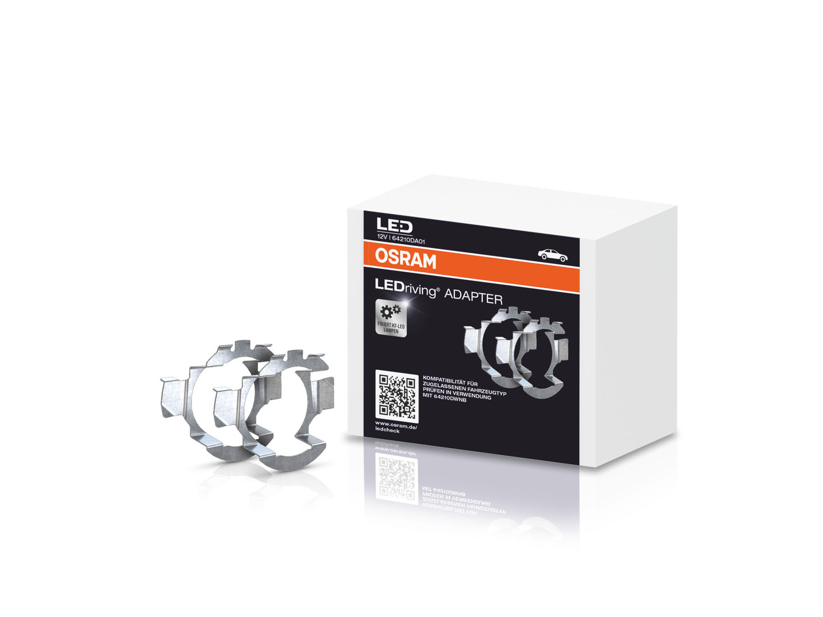 osram montagehalterung sockel adapter fur h7 led module 64210da01