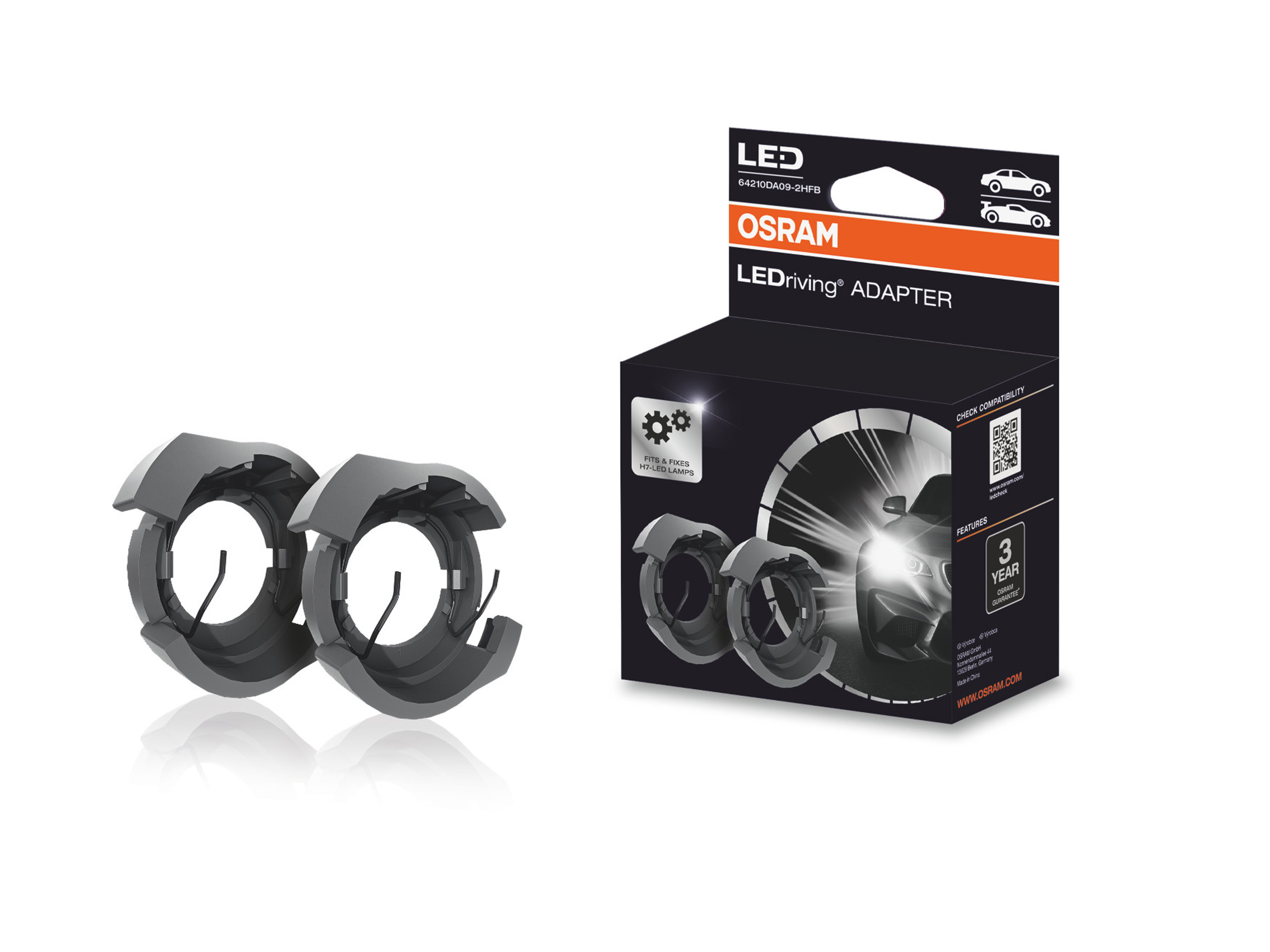 Ampoule Moto OSRAM NIGHT BREAKER H7-LED GEN 2 - 230% De Luminosité, Homologuée Route