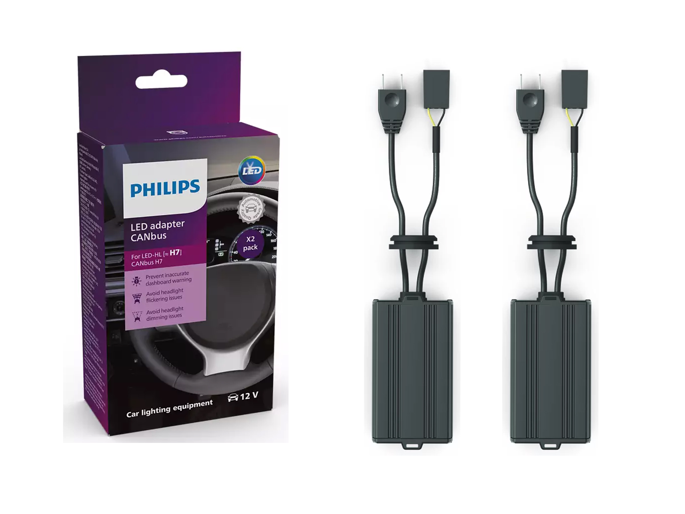 PHILIPS 18952C2 LED Scheinwerfer CANBUS Adapter für Ultinon Pro6000 H7 LED  