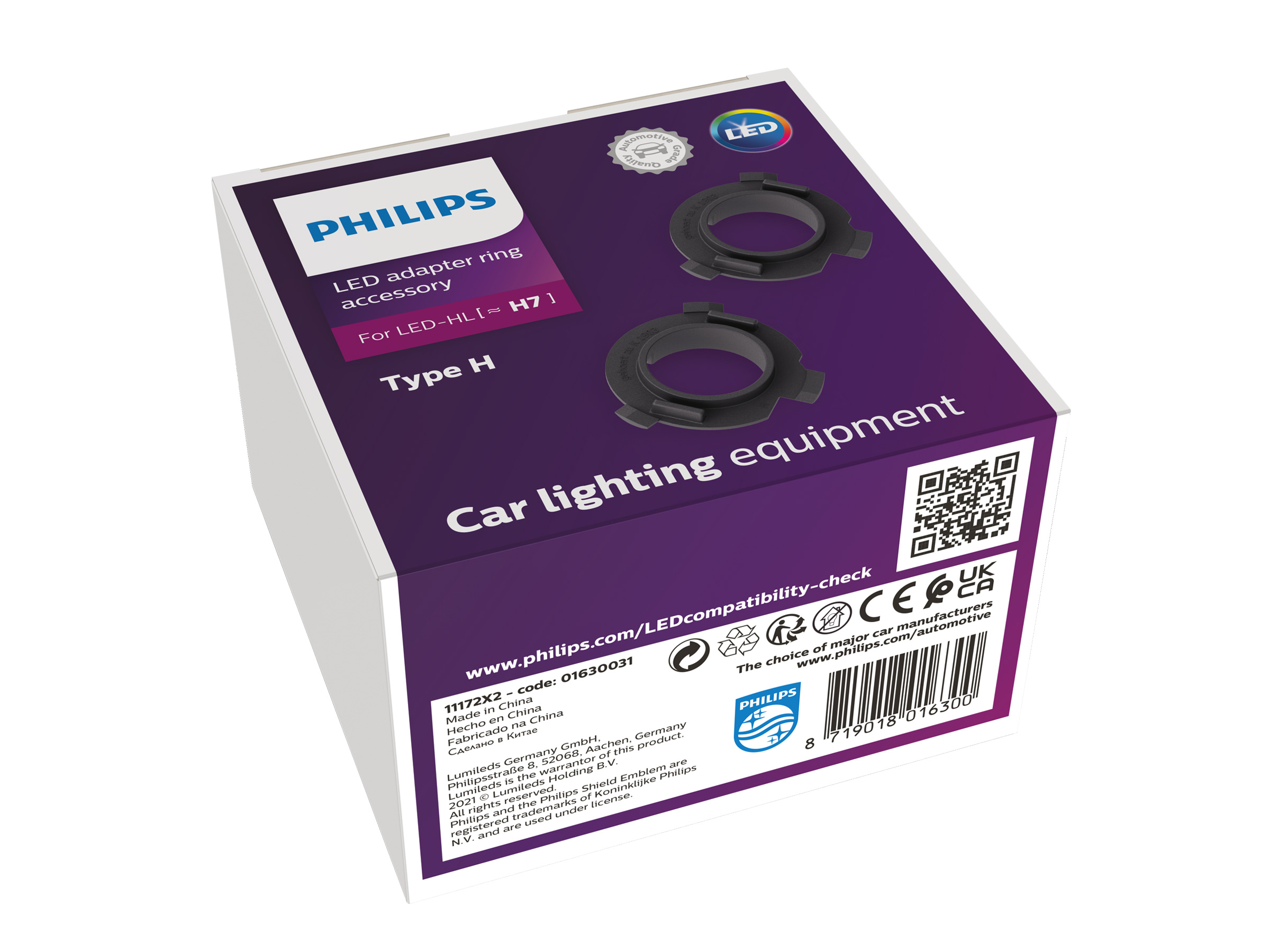 Philips Ultinon Pro6000 H7 LED Set für Hyundai i30 i30CW 2011-2017 mit  Straßenzulassung