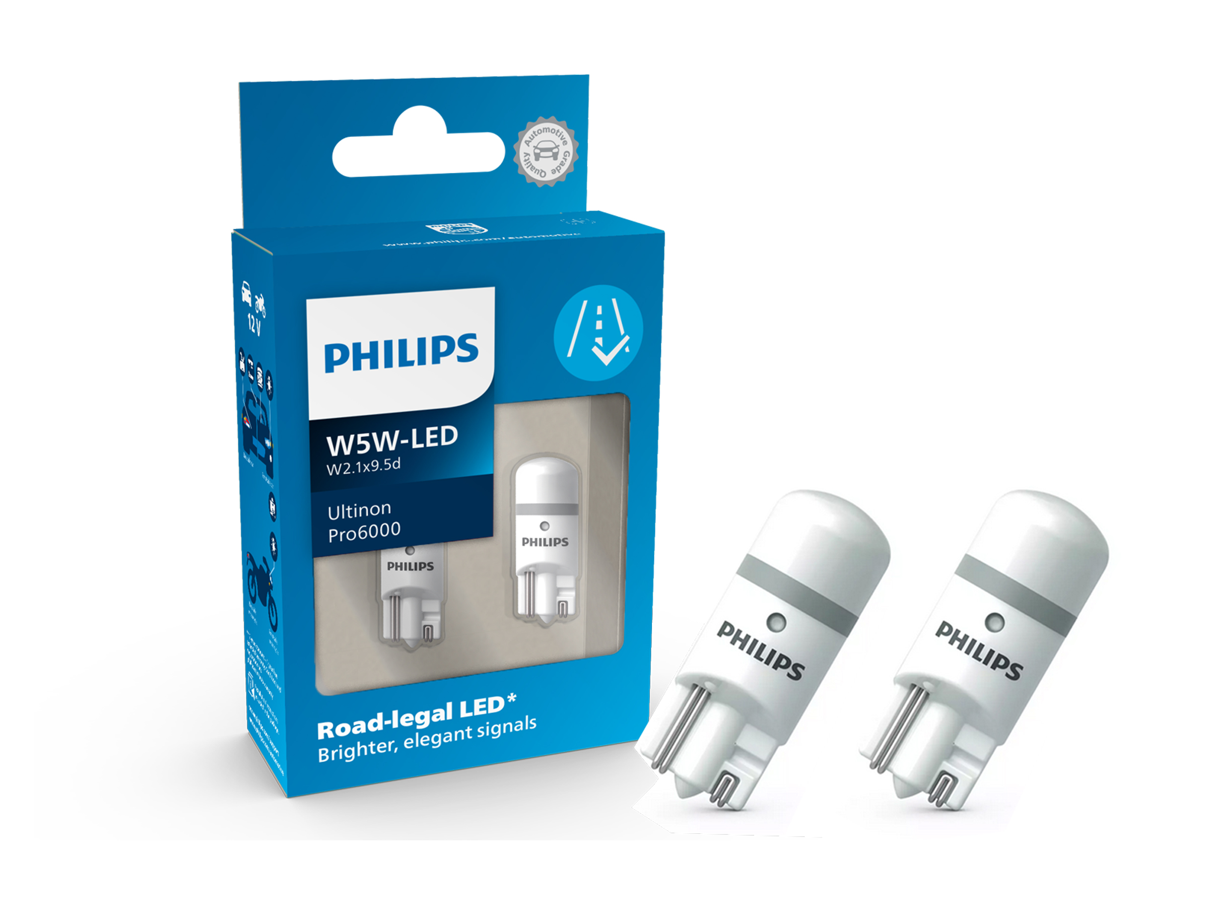 Philips Glassockelbirne LED Pro6000 Vision LL X-treme White W 5W Freie  Auswahl 2Stk. 
