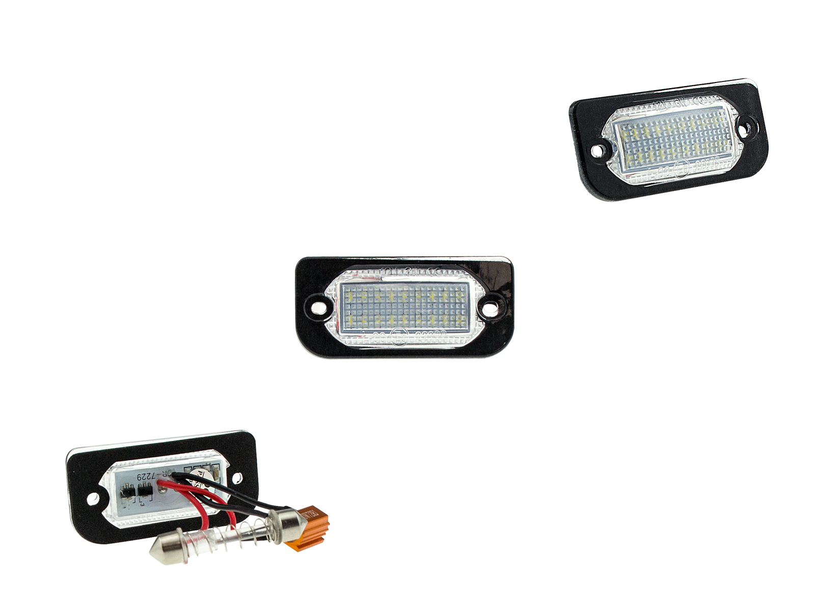 SMD LED Kennzeichenbeleuchtung Mercedes W203 CL203 Sportcoupe