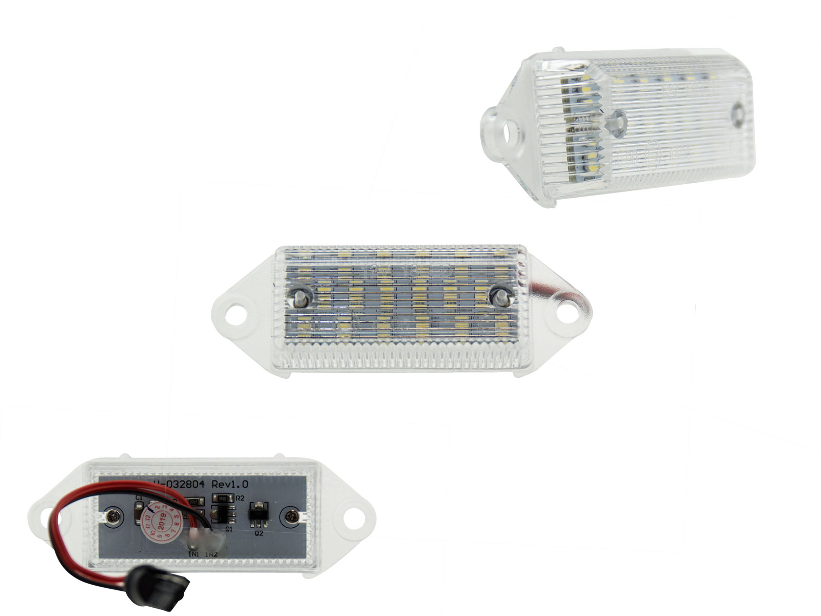 18 SMD LED Kennzeichenbeleuchtung Mitsubishi Pajero Pinin 1998-2006  E-Prüfzeichen