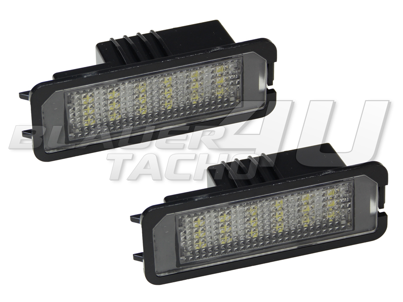 18 SMD LED Kennzeichenbeleuchtung VW Golf 6 VI Typ 5K1 2008-2012 E -Prüfzeichen