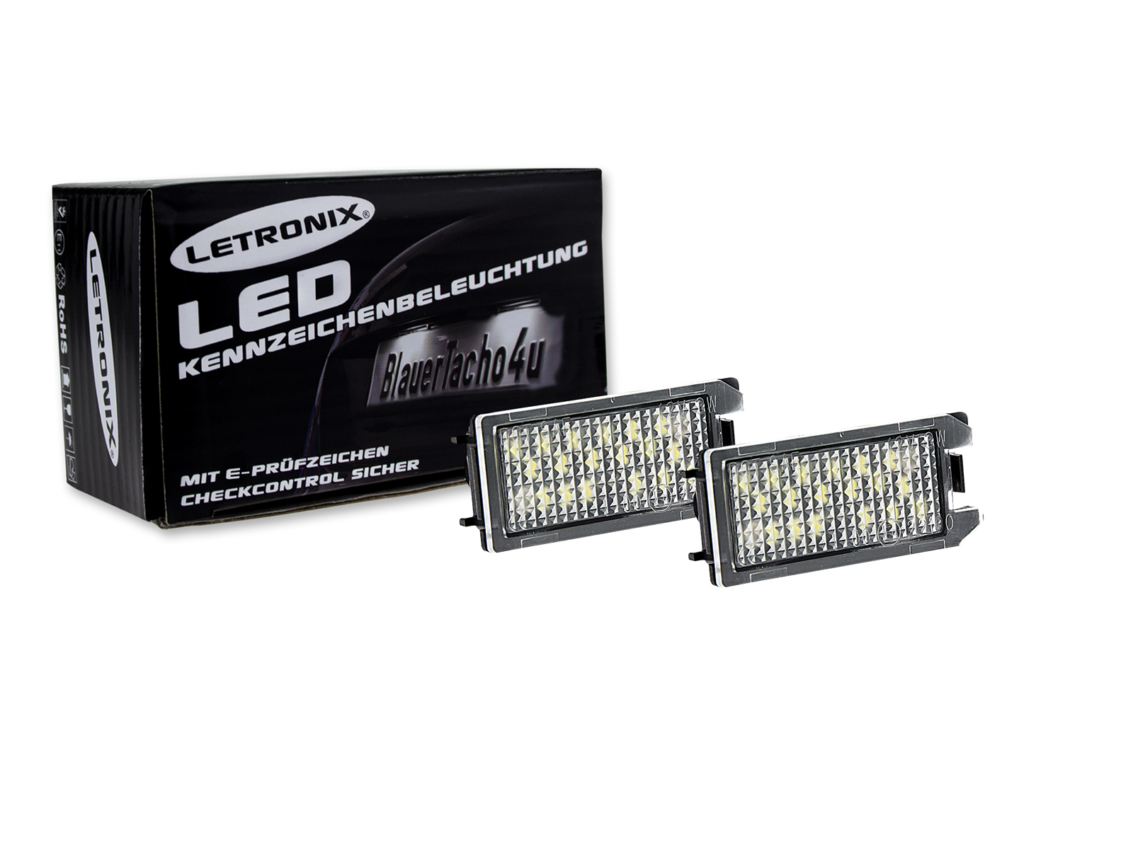 SMD LED Kennzeichenbeleuchtung Jeep Grand Cherokee 2014-2020 E-Prüfzeichen