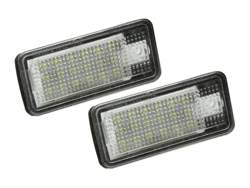 24 SMD LED Kennzeichenbeleuchtung Audi A3 (8V) ab 2012 E-Prüfzeichen